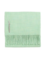 Alicia Adams Alpaca Throw in Jade Solid