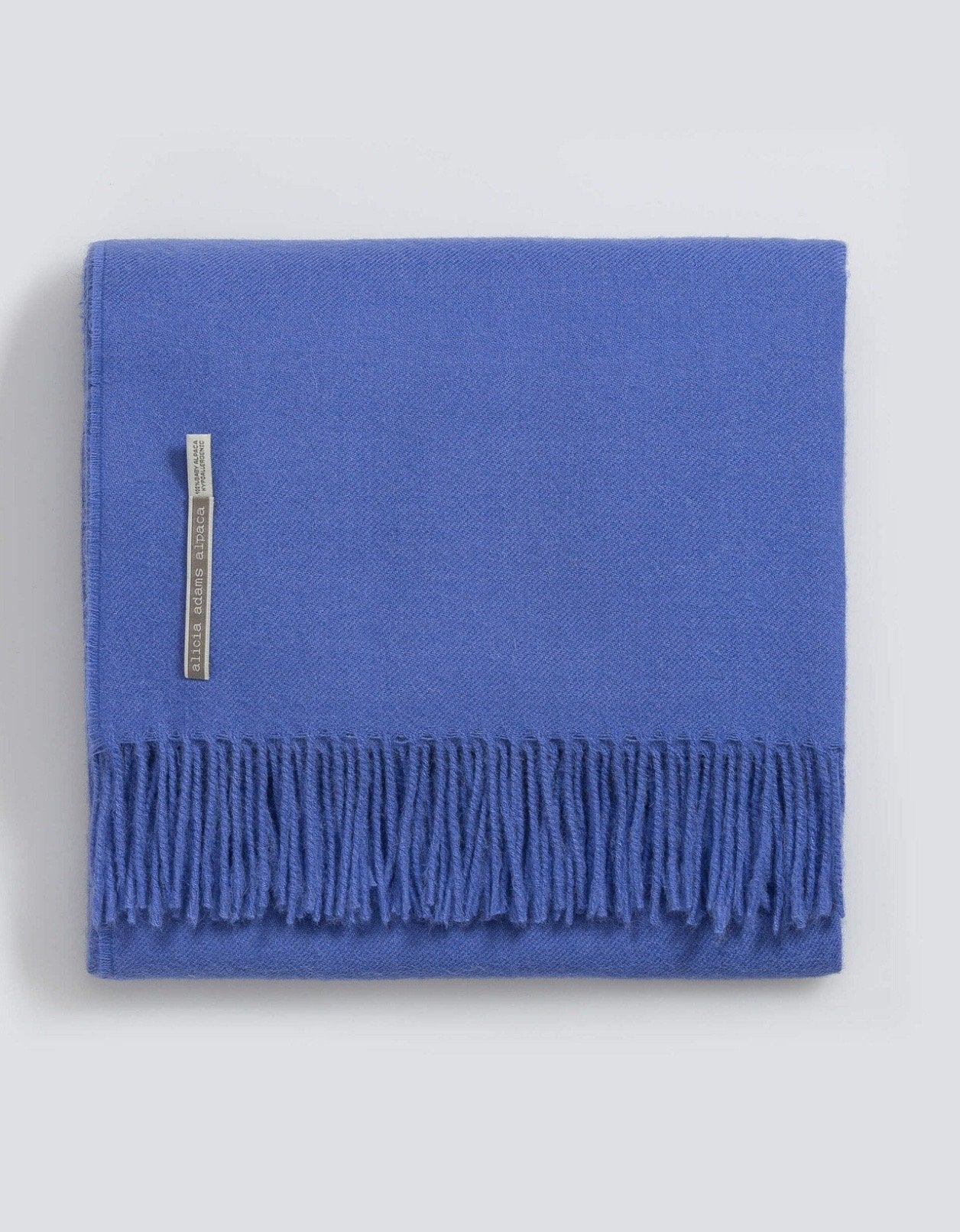 Alicia Adams Alpaca Classic Throw in Solid Lilac