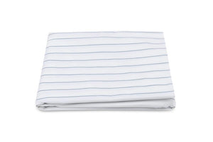 Matouk Amalfi Mediterranean Fitted Sheet | Striped Bedding at Fig Linens and Home