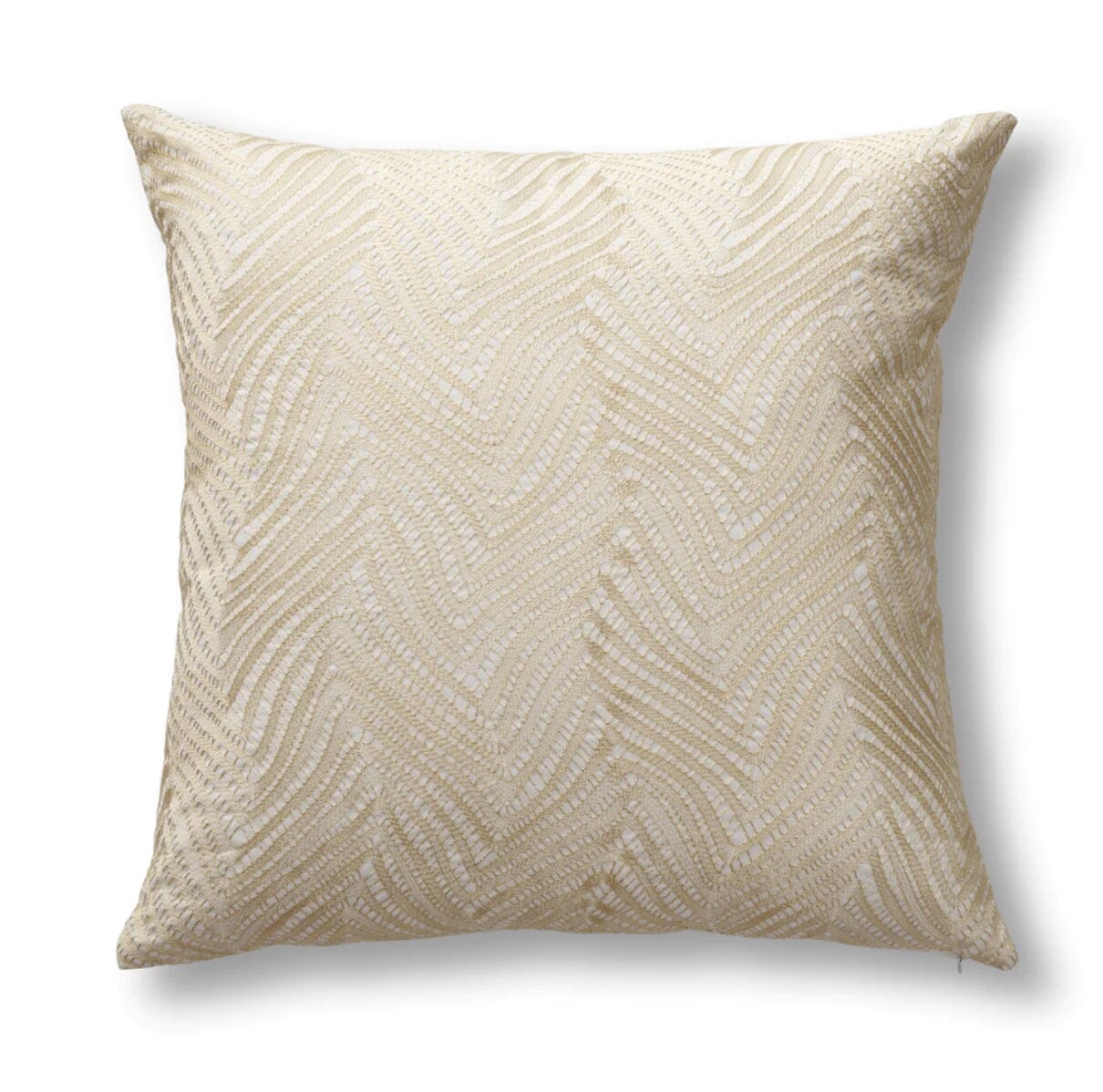 Ann Gish Retortoli Pillow Champagne Decorative Pillow | The Met x Ann Gish - 24” x 24” at FIG LINENS AND HOME - 1