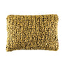 Gold Ribbon Knit Lumbar Pillow by Ann Gish - Fig Linens and Home