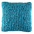 Turquoise Ribbon Knit Square Pillows by Ann Gish - Fig Linens and Home