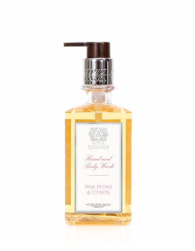 Antica Farmacista Pink Peony &amp; Citron Hand and Body Wash - Fig Linens and Home
