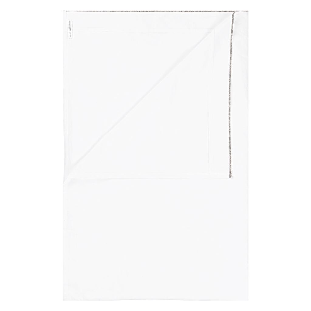 Flat Sheet - Astor Filato Birch Bedding by Designers Guild -Fig Linens