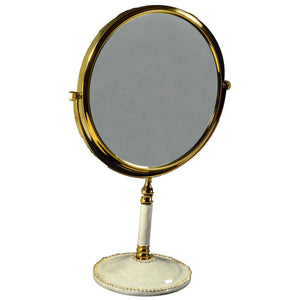 Fig Linens - Mike + Ally Audrey Bath Accessories - 3x magnify mirror
