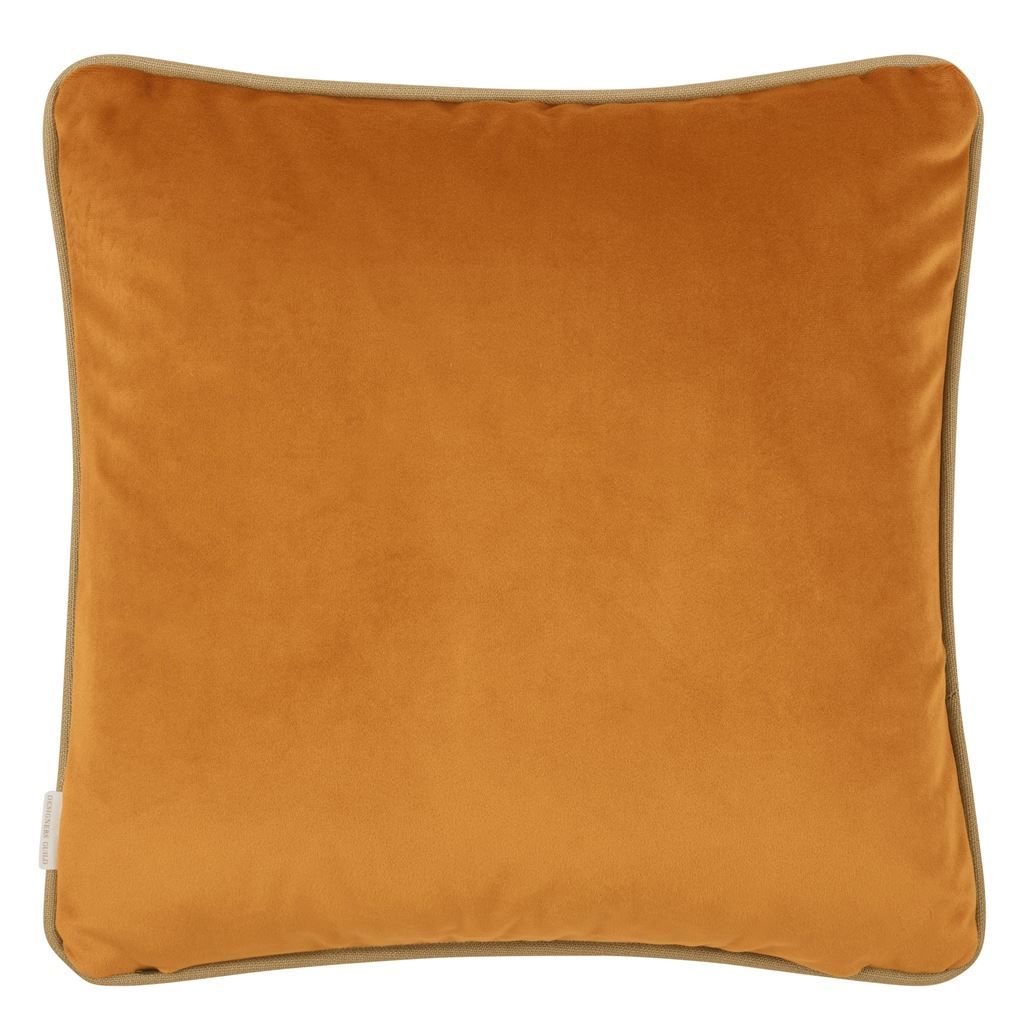 Back - Corda Sienna Decorative Pillow by Designers Guild | Fig Linens