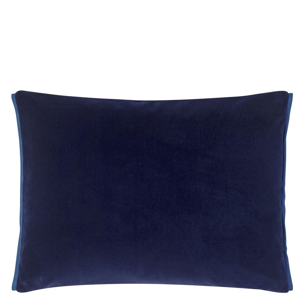 Back - Odisha Cobalt Decorative Pillow by Designers Guild | Fig Linens
