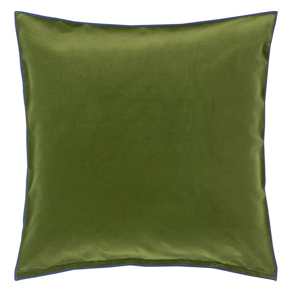 Fig Linens - Patiali Azure Decorative Pillow by Designers Guild - Back