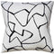 Bark Cloth Noir - Throw Pillow by Ryan Studio
