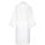 Yves Delorme IDOLE Blanc Pierre White Bathrobe (Unisex) - Back View - Fig Linens and Home