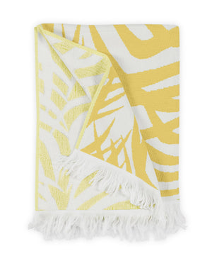 Zebra Palm Beach Towel by Matouk | Schumacher
