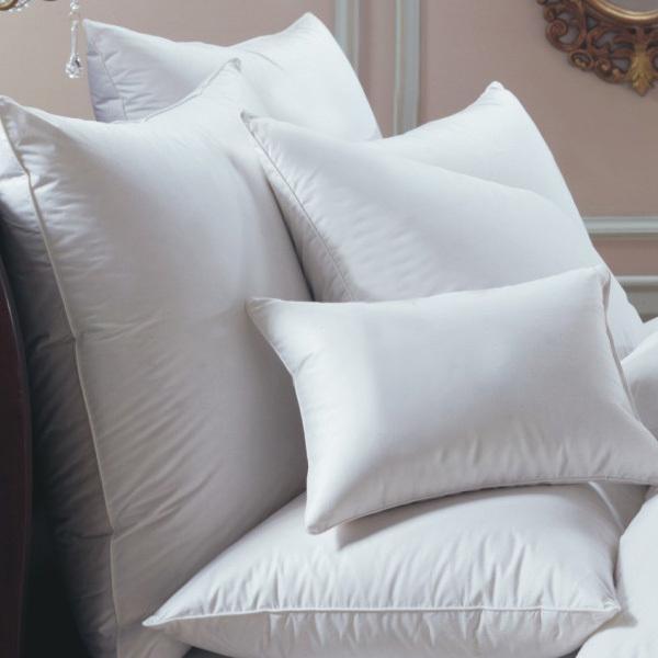 Bernina White Goose Down Pillow by Down Right | Fig Linens