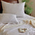 Traditions Linens - Blair Matelasse Coverlet shown on Bed - TL at Home