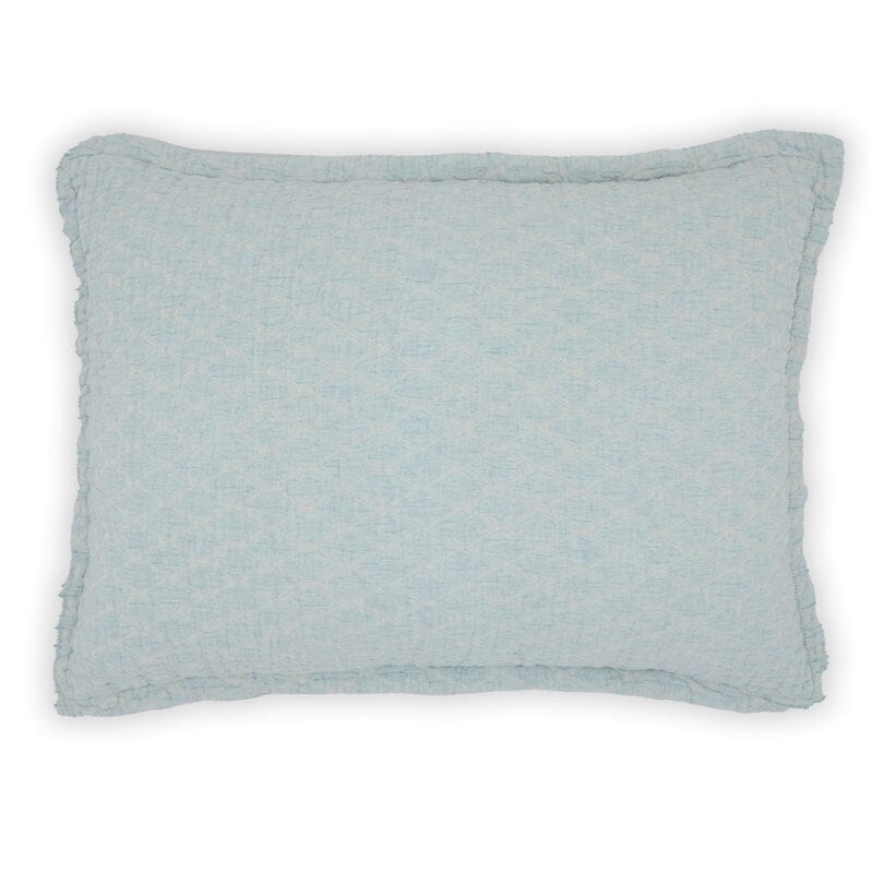 Traditions Linens - Boyce Pillow Sham by TL at Home in Sky Linen - Figs Linens and Home