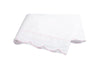 Matouk Butterfield Sheets & Pillowcases by Matouk - Full/Queen Flat 94x112 Pink at FIG LINENS AND HOME - 9