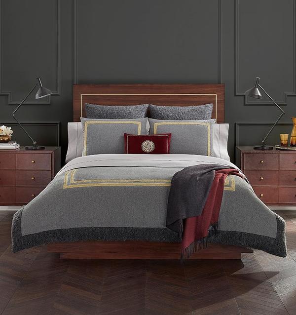Cadetto Grey Bedding by Sferra - Limited Edition | Fig Linens 