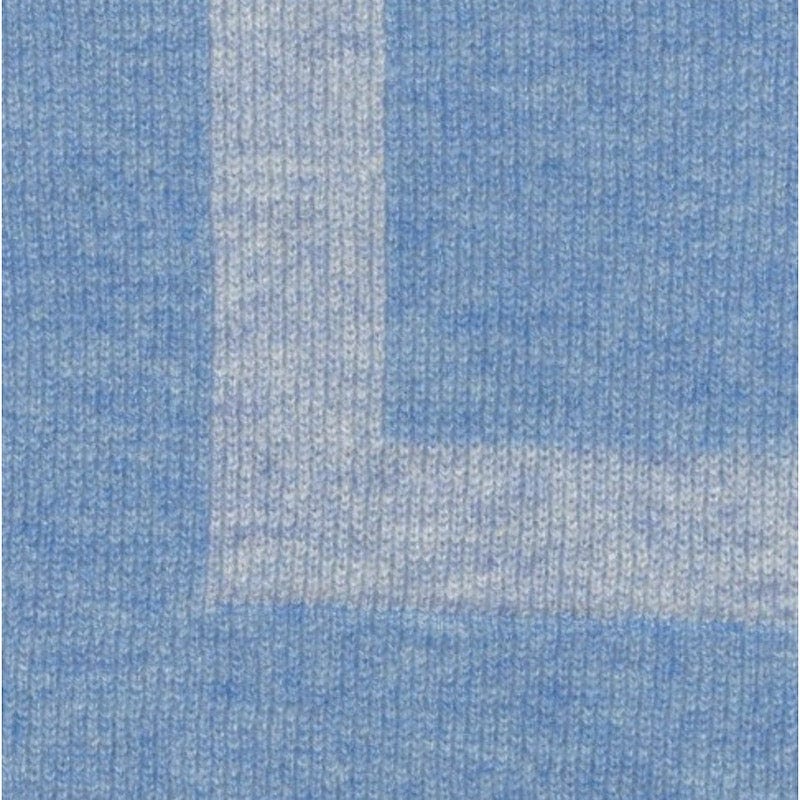Cashmere Throw - Alashan Homestead Throw - Sky and Periwinkle
