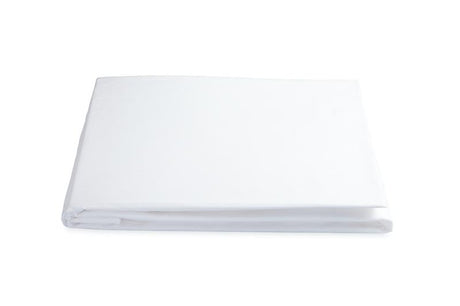 Ceylon White Percale Fitted Sheet for Atoll Bedding | Matouk at Fig Linens
