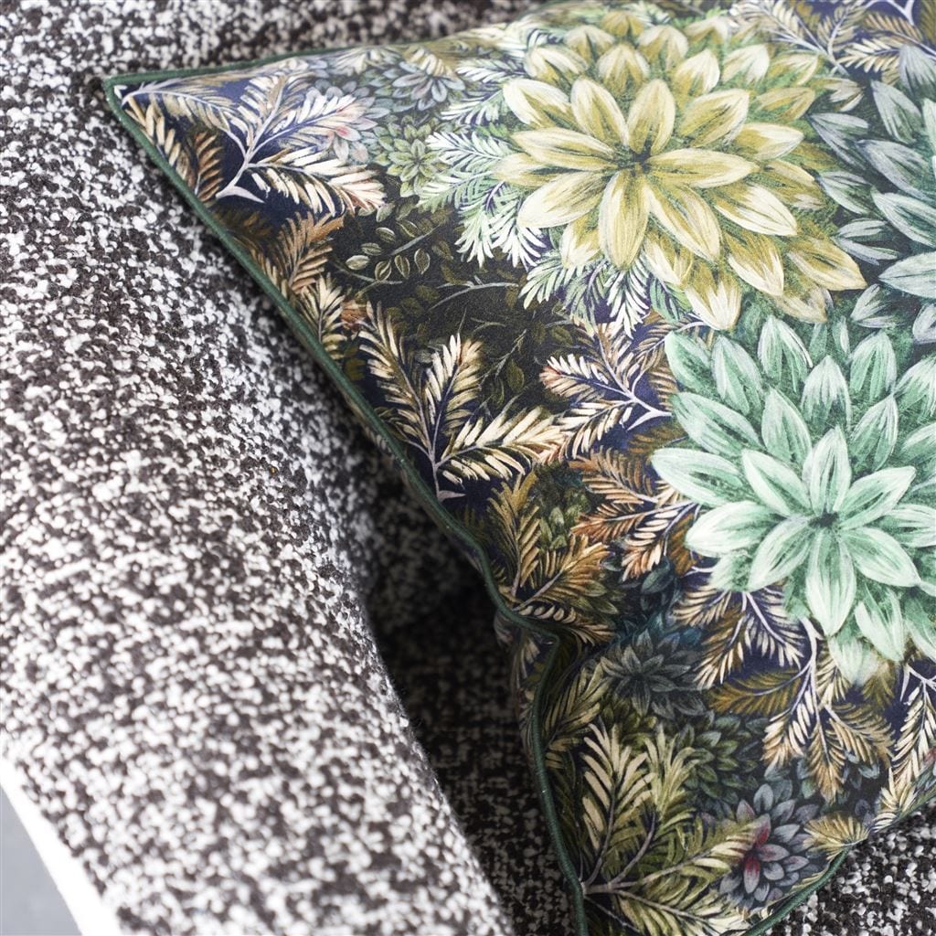 Details - Madhya Moss Decorative Pillow by Designers Guild | Fig Linens