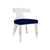 Duke Acrylic and Navy Blue Velvet Dining Chair | Fig Linens and Home
