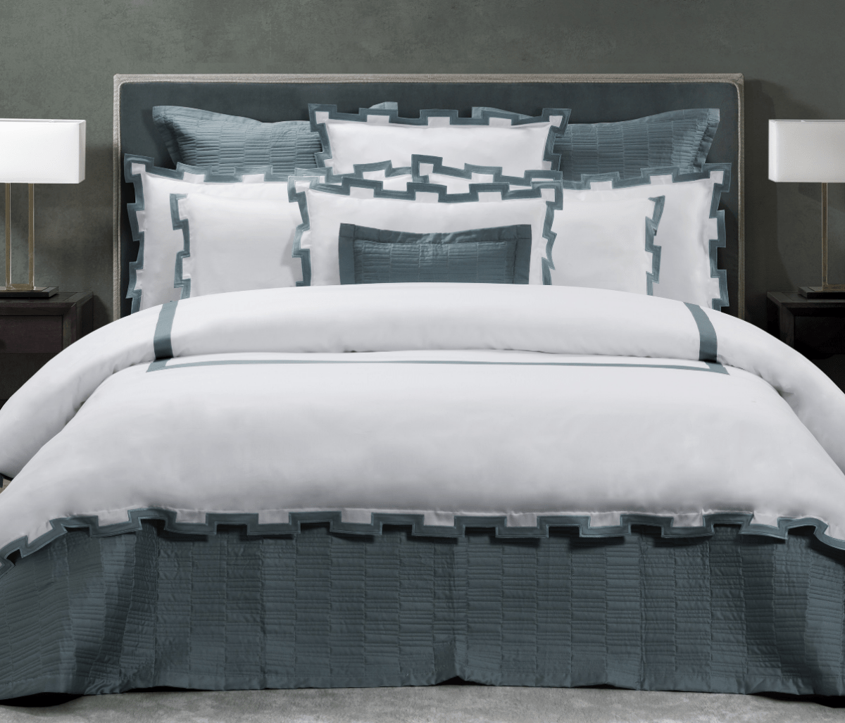 Andrea Embroidery by Dea Linens | Embroidered Bedding at Fig Linens
