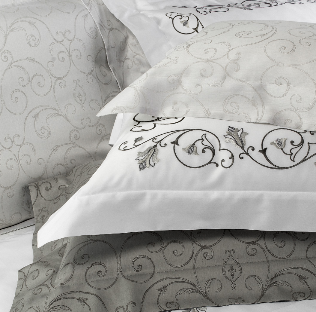 Broccato Embroidery Bedding | Fig Linens and Home