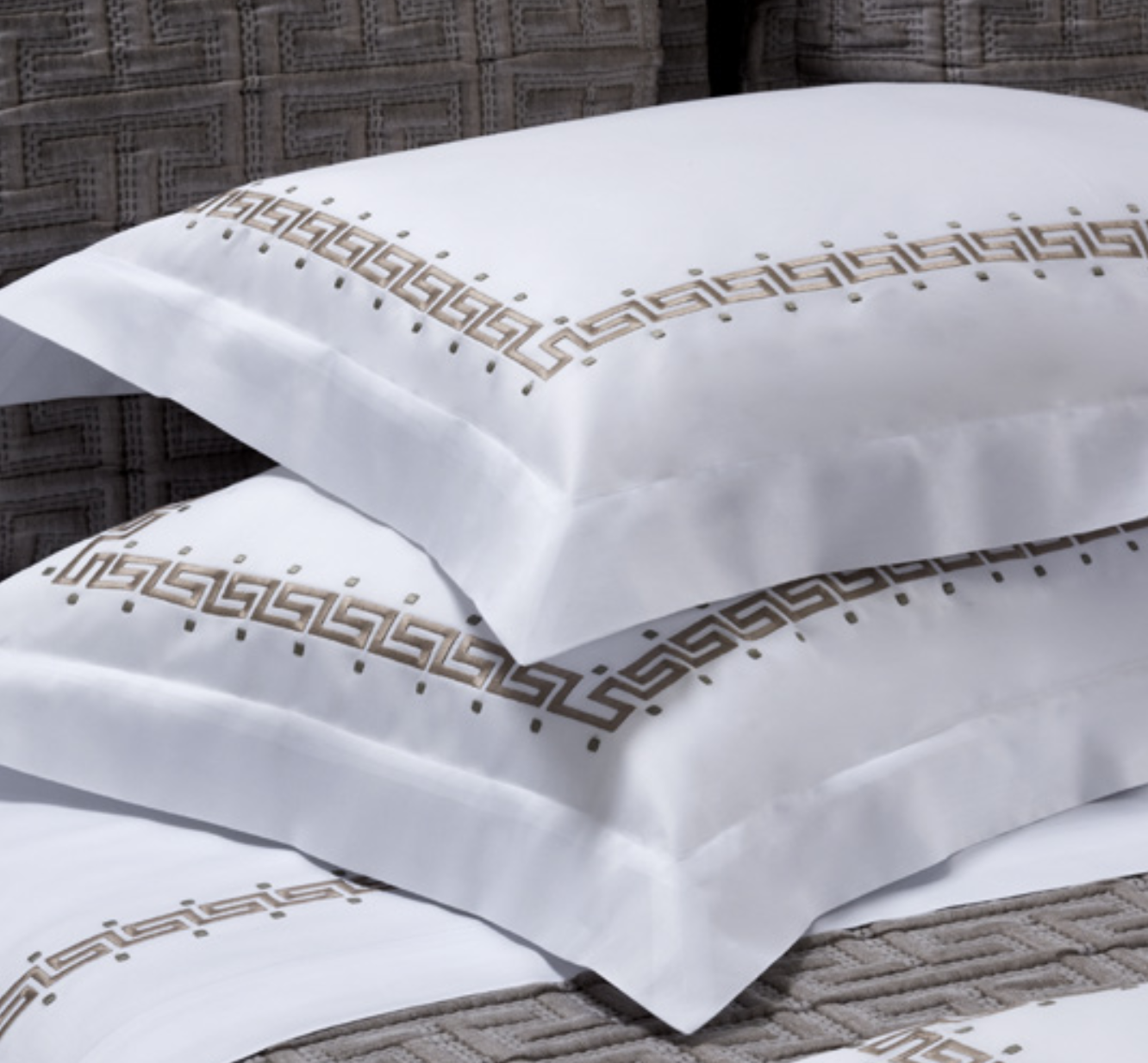 Etruria Embroidery Duvets & Sheets by Dea Linens | Luxury Bedding