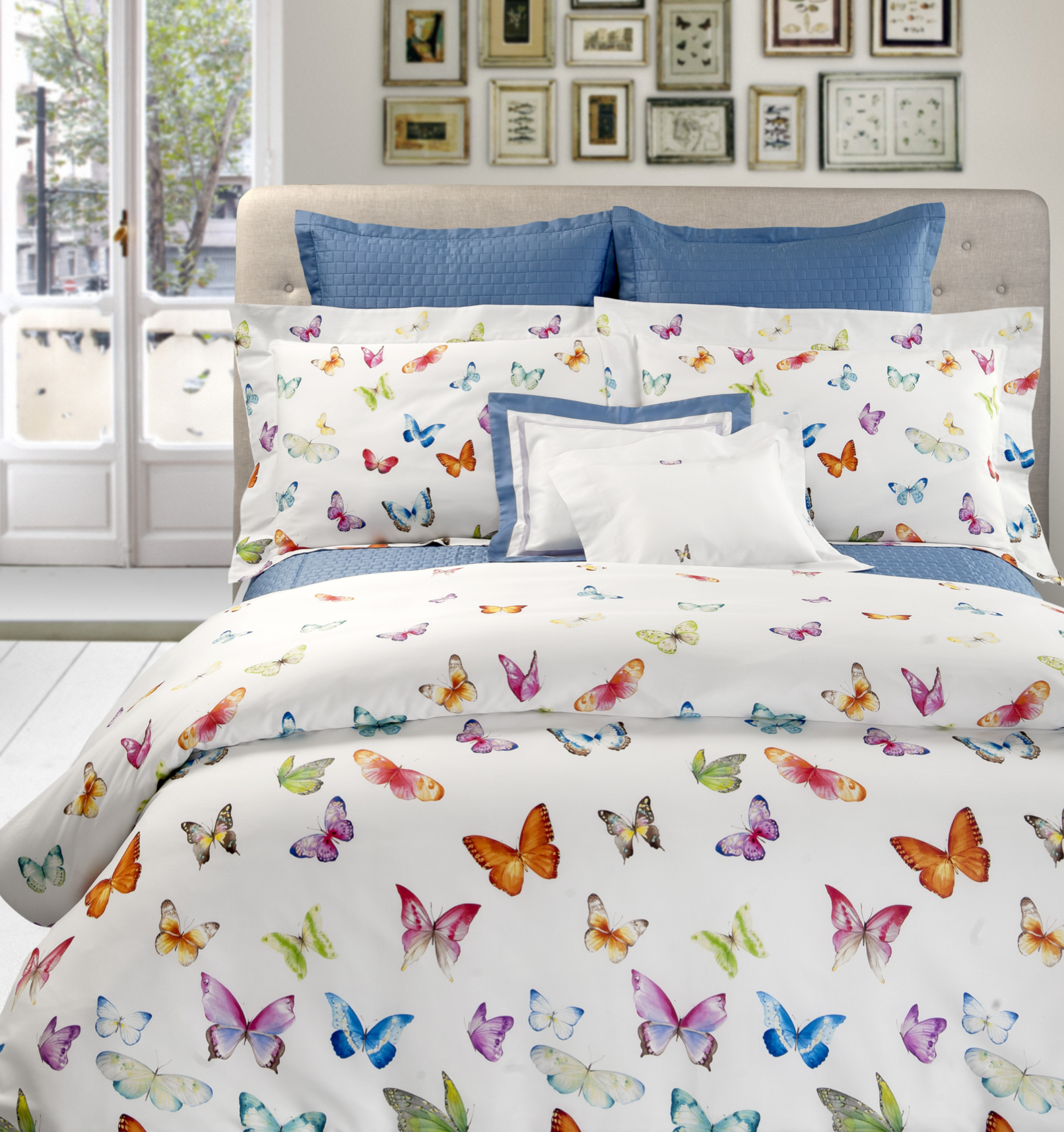 Dea Fine Linens - Farfalle Butterfly Bedding