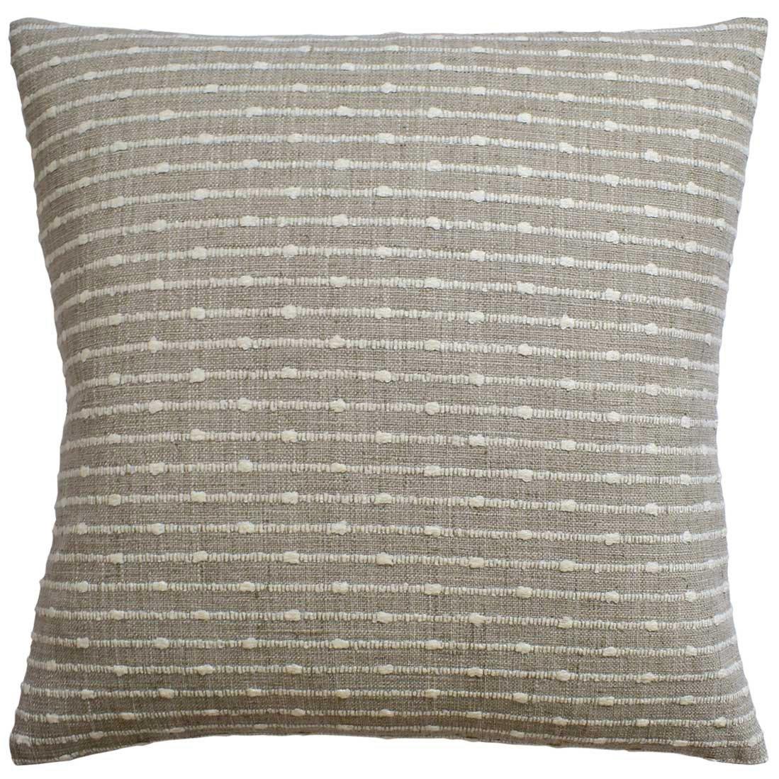 Deja Vu Zinc Neutral Throw Pillow - Ryan Studio Decorative Pillows at Fig Linens