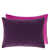 Fig Linens - Cassia Aubergine & Magenta Velvet Pillow by Designers Guild