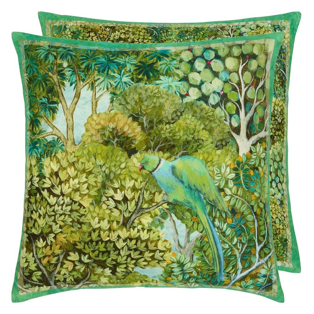 Haryana Emerald Decorative Pillow by Designers Guild | Fig Linens