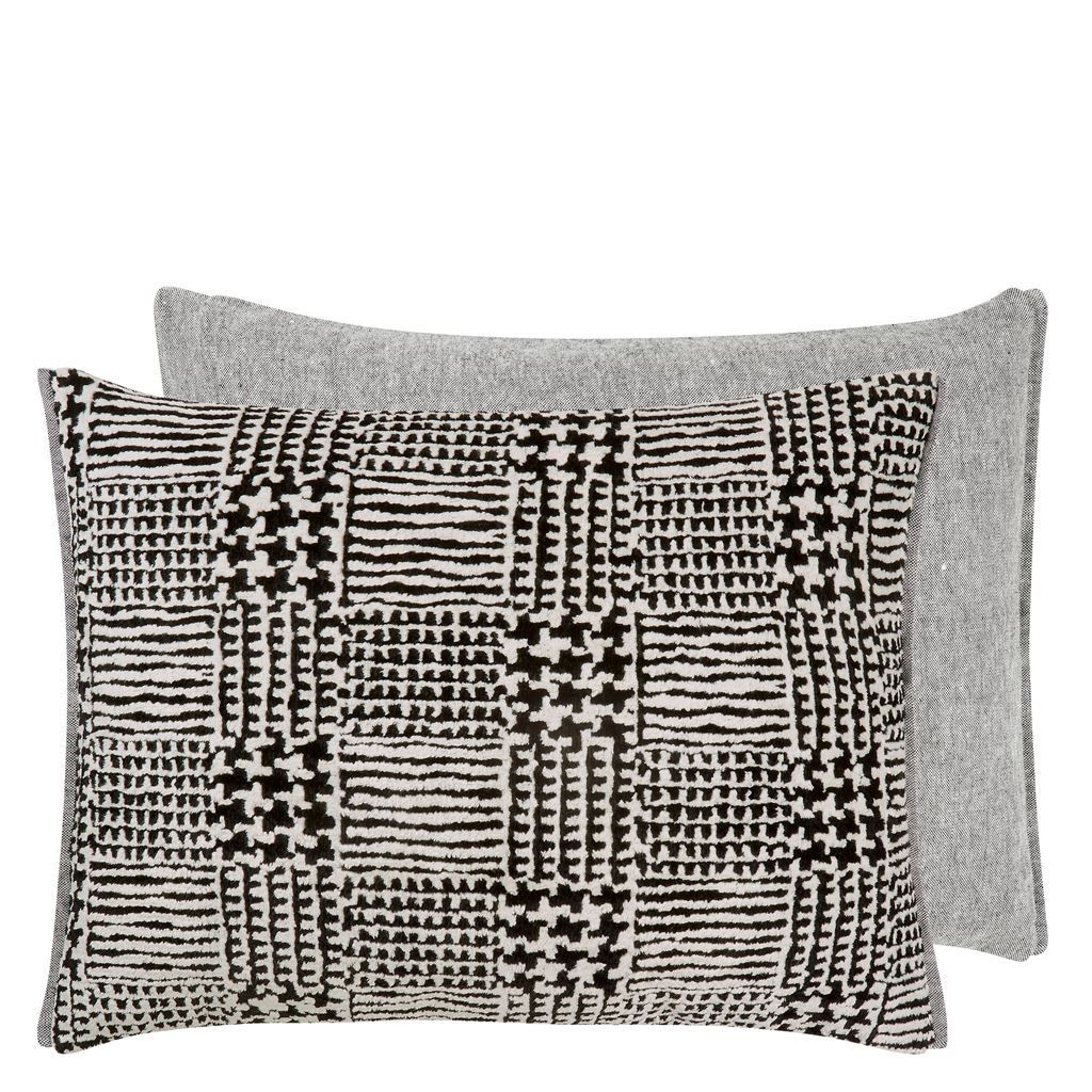 Queluz Noir Decorative Pillow by Designers Guild | Fig Linens