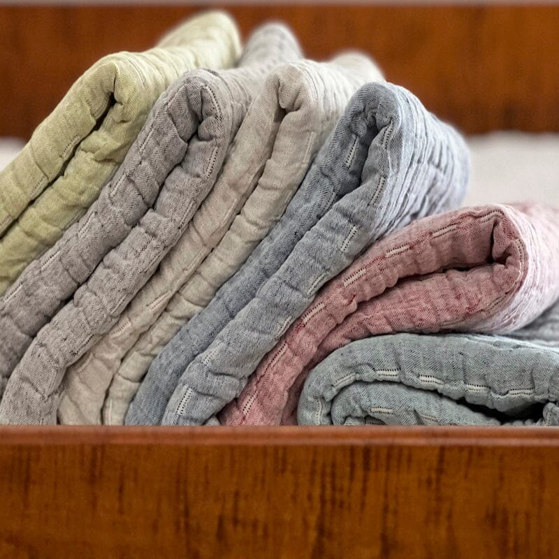 Bedding Traditions Linens - Devon Coverlets by TL at Home available colors - Fig Linens and Home
