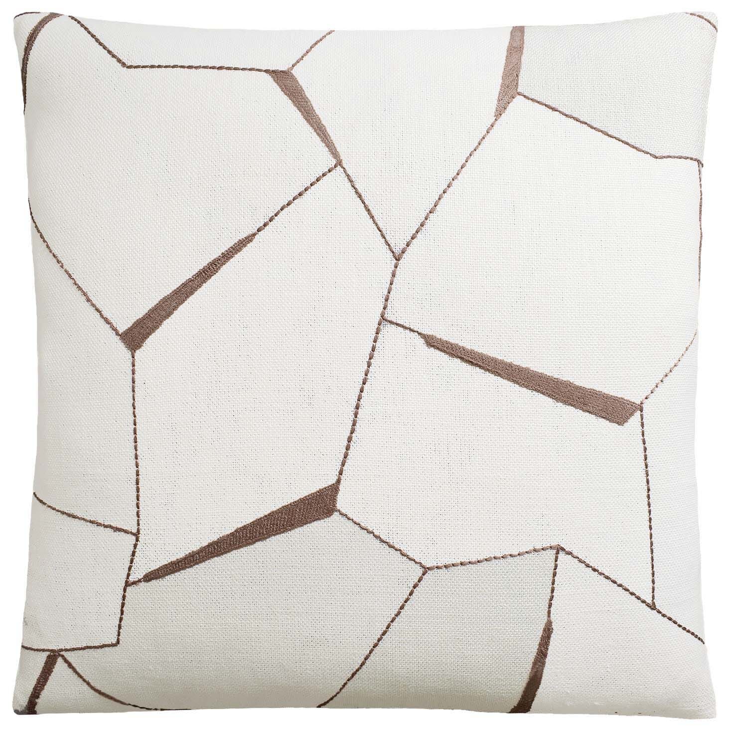 Diverging Blush - Throw Pillow by Ryan Studio