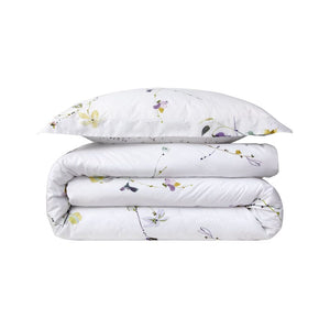 Saito Bedding | Yves Delorme Bedding - Organic Duvet Cover with Pillow atop at Fig Linens and Home