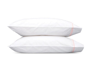Matouk Essex Pink Percale Pillowcases