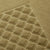 Etoile Bronze Tub Mat by Yves Delorme - Corner Detail of Diamond Pattern