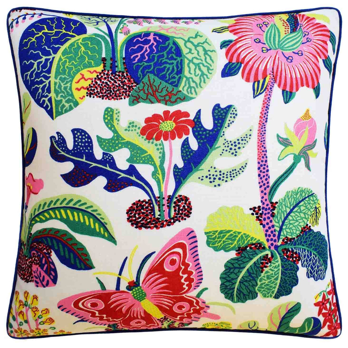 Decorative Pillow in Schumacher&#39;s Exotic Butterfly Spring - Throw Pillow by Ryan Studio