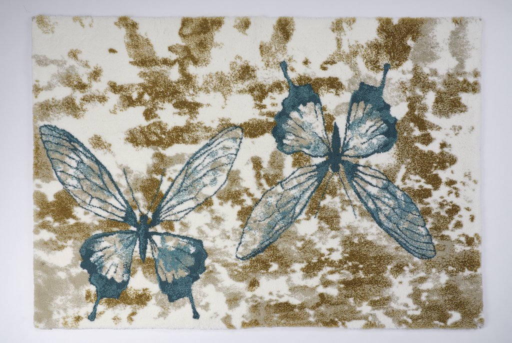Meadow Butterfly Floor Rug by Abyss & Habidecor | Fig Linens and Home