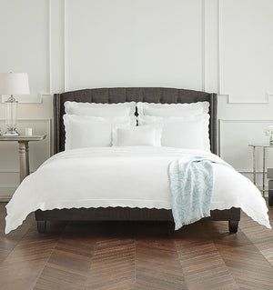 Pettine Bedding with Scalloped Edges by Sferra | Fig Linens