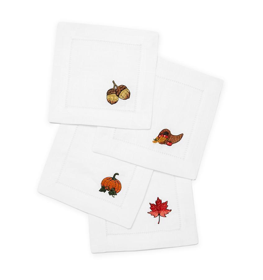 Autunno Cocktail Napkins by Sferra - Set of 4 | Fig Linens