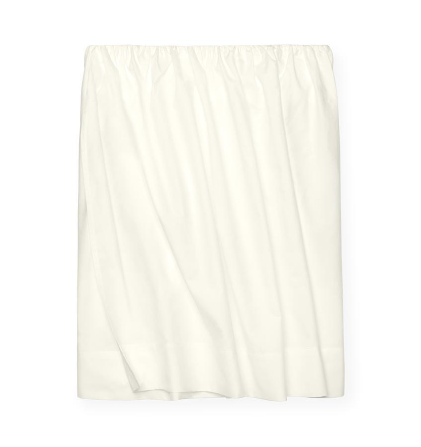 fig linens - sferra celeste ivory bed skirt