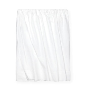 fig linens - sferra celeste white bed skirt