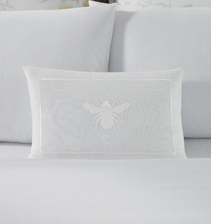 Ronzio White Decorative Pillow by Sferra | Fig Linens and Home