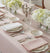Reece Petal & Gold Tablecloth by Sferra | Fig Linens and Home