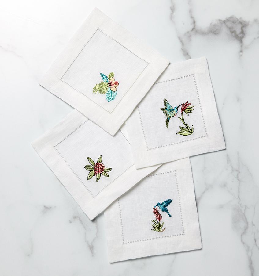 Tropicale Cocktail Napkins by Sferra | Fig Linens and Home