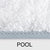 matouk white and pool cairo towels with straight piping - fig linens - Swatch