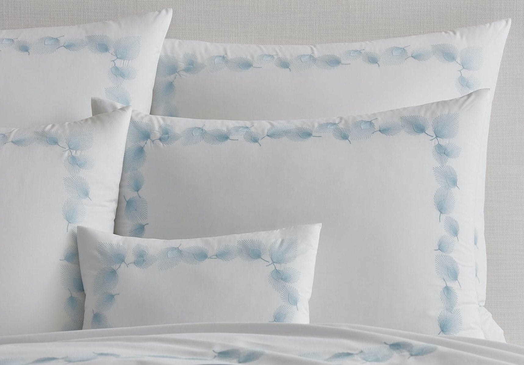 Pillow Shams - Matouk Linens Feather Bedding at Fig Linens & Home