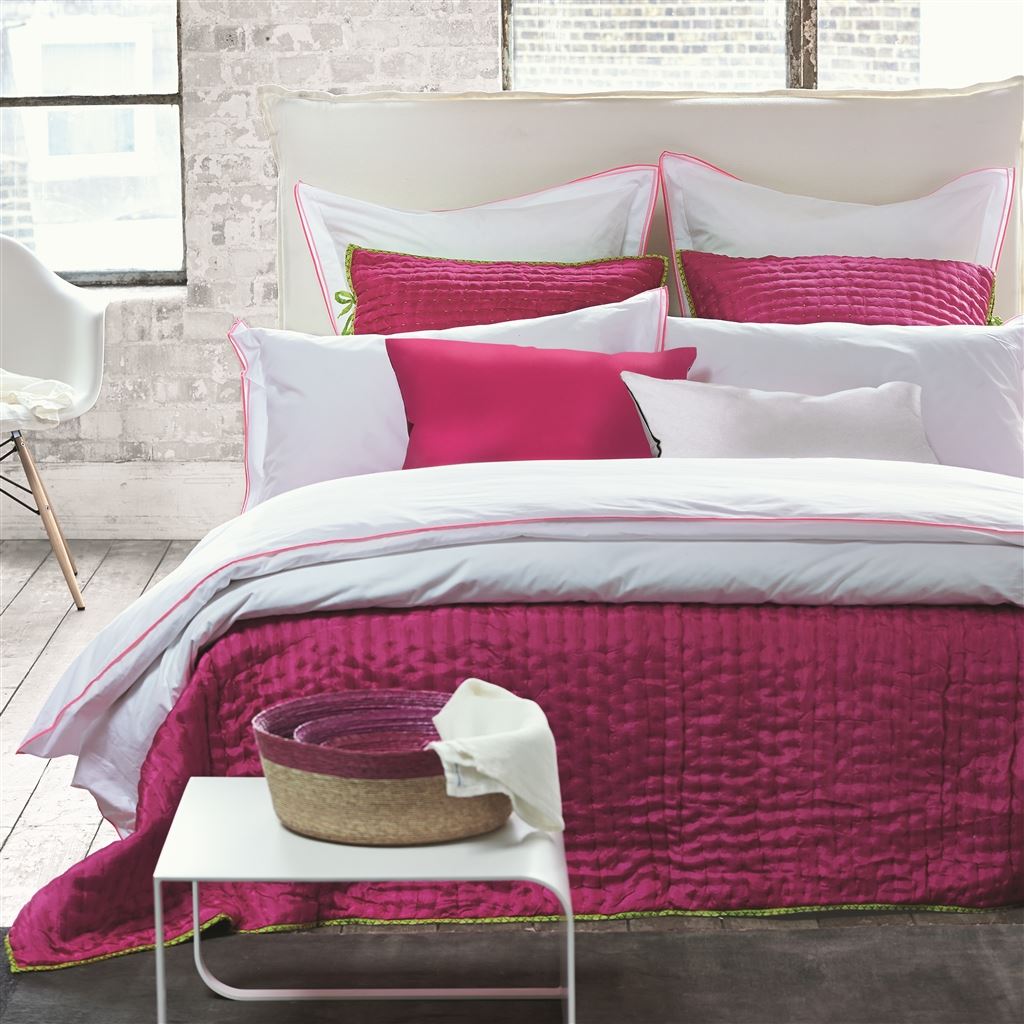 Astor Pink &amp; Peony Bedding by Designers Guild | Fig Linens