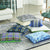 Fig Linens - Shastri Cobalt Velvet Decorative Pillow by Designers Guild - New Pillows
